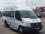 Бесплатный автобус Genser в пункт аренды автомобилей АрендаАвто-свк на Новорязанском шоссе